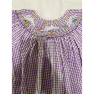 Smocked Bunnies Rabbit bunny dress girls size 3T Rosalina